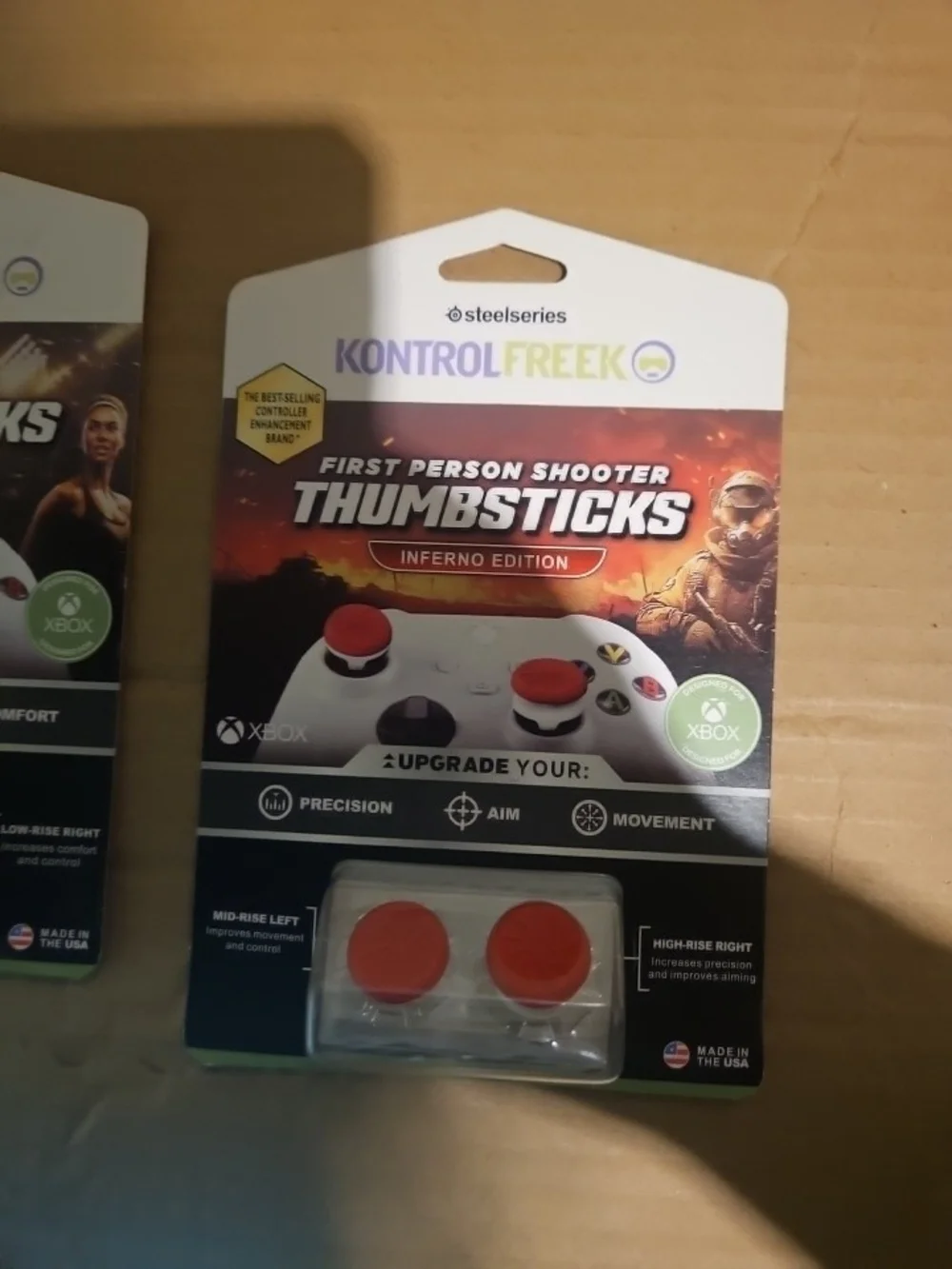 KontrolFreek Inferno Red Thumbsticks for Xbox - Precision AIM & Movement